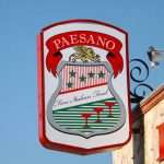Paesano sign face installed