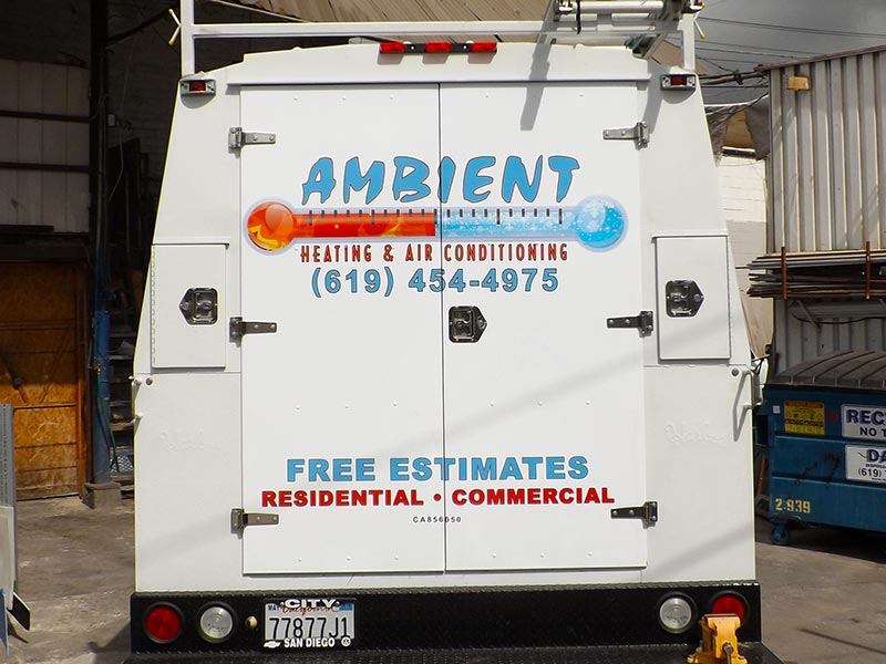 Ambient Heating & Air Conditioning - Rear view